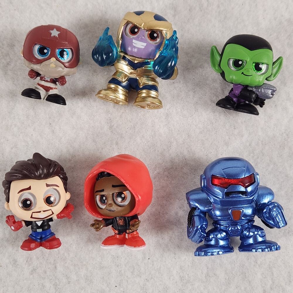 Set Of 6 Series 3 Marvel Doorables